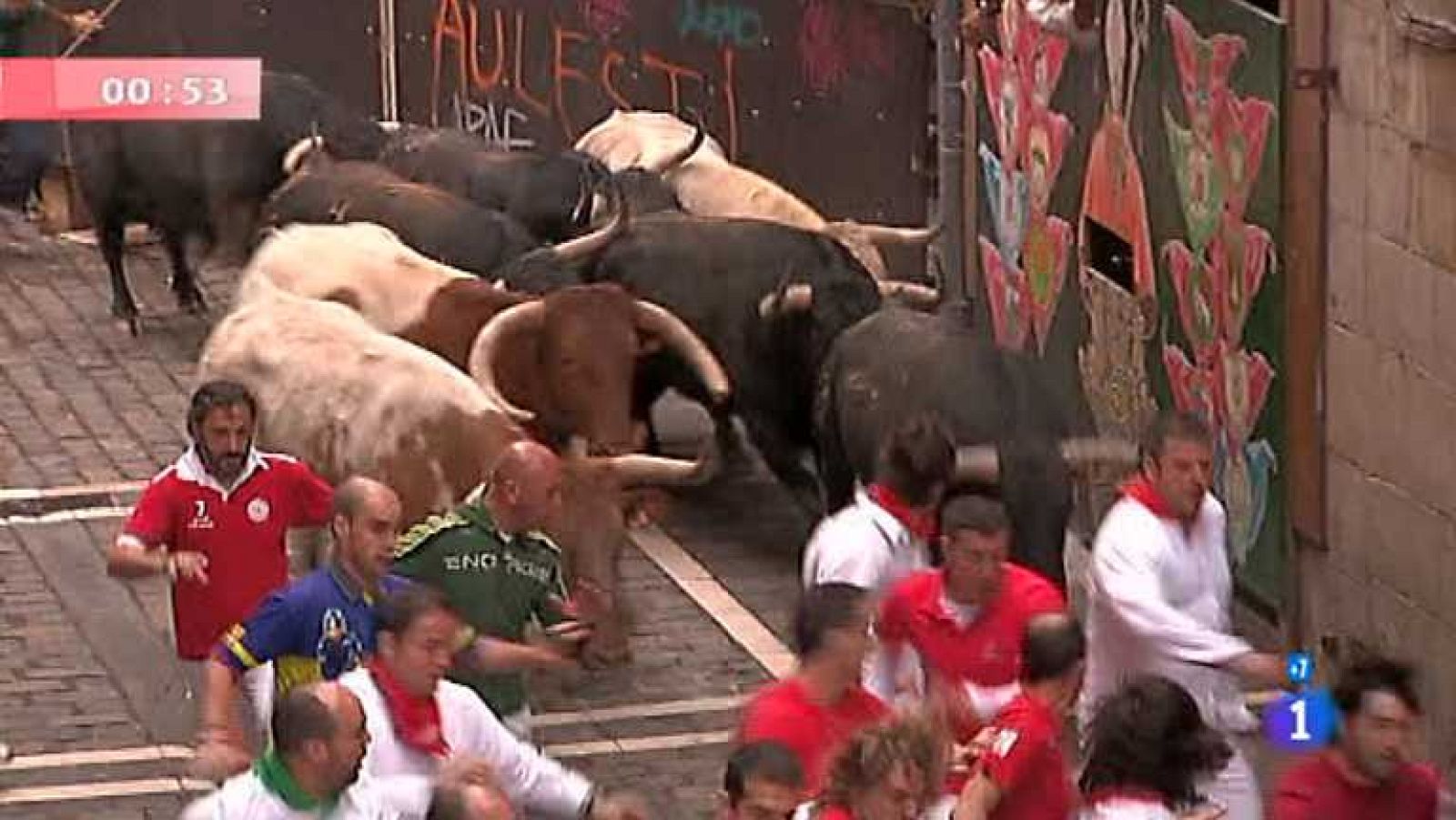 Quinto encierro de San Fermín 2012 - ver ahora