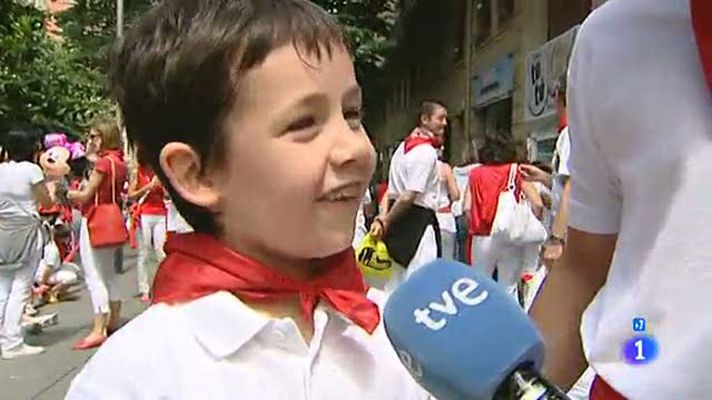 San Fermín - Los más pequeños también corren los Sanfermines