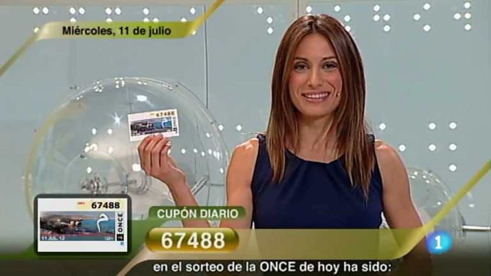 Sorteo ONCE - 11/07/12 - Ver ahora