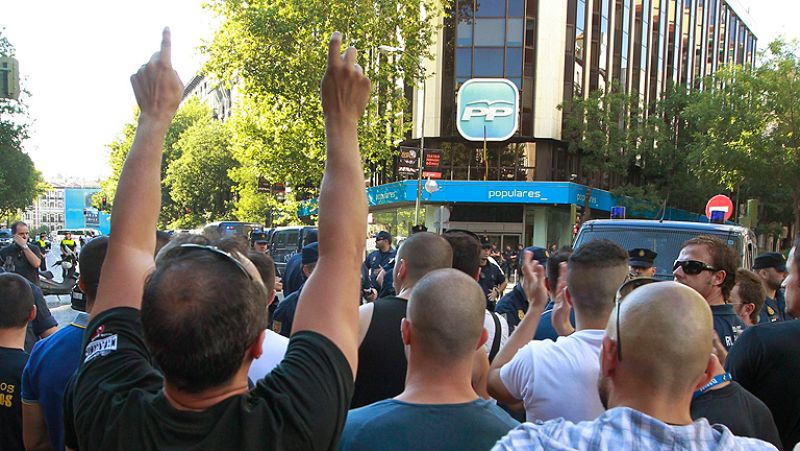 Protestas de funcionarios