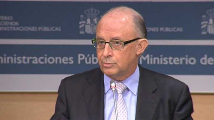 Telediario 1 - Hacienda amonesta a ocho CC.AA. y e