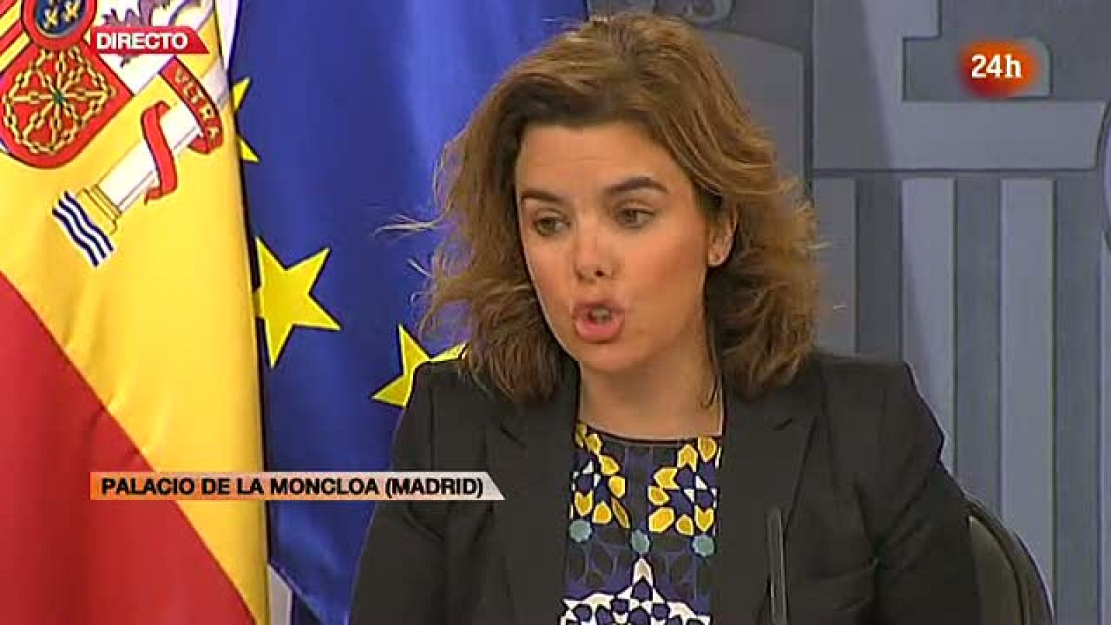 Soraya Saénz de Santamaría pide "sacrificios importantes" en un momento "dramático" - Informativo 24h | Ver