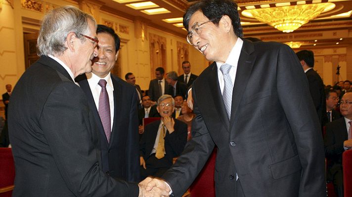 Telediario 1 - China, agradecida con Samaranch