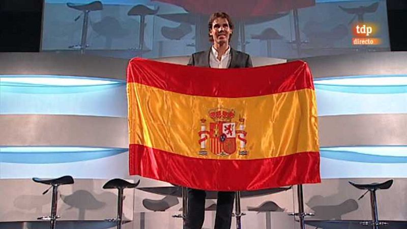 Londres 2012 - Presentación de Rafa Nadal como abanderado del equipo olímpico español