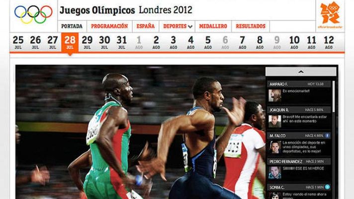 Telediario 1 - RTVE presenta su cobertura olímpica