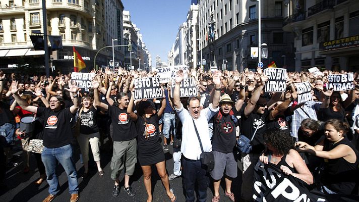 Informativo 24h - Protestas de funcionarios