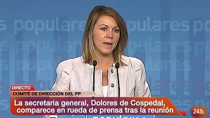 Informativo 24h - Cospedal en sede PP
