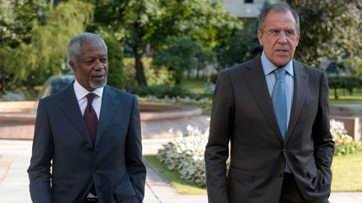 Telediario 1 - Rusia vetará en el Consejo Seguridad de la ONU la amenaza de sanciones contra el régimen sirio