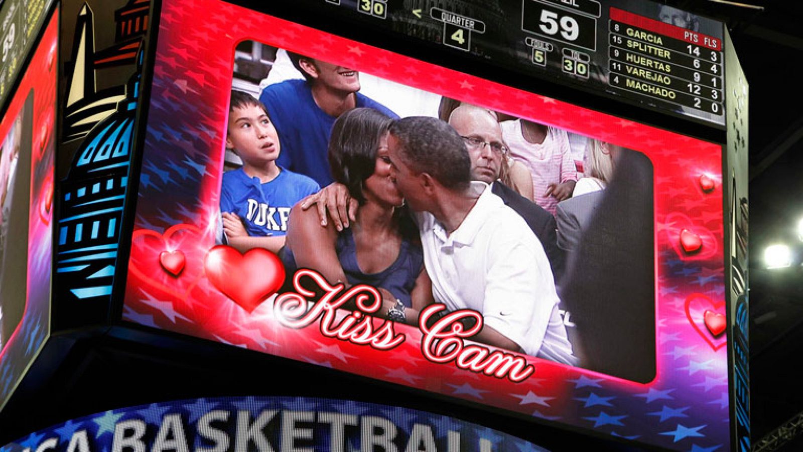 Obama apoya a la selección estadounidense en el amistoso frente a Brasil