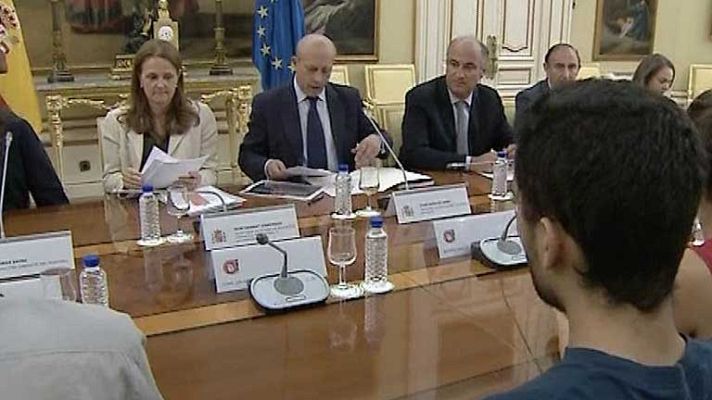 Telediario 1 - Anteproyecto de reforma educativa