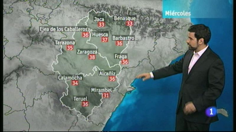 El tiempo en Aragón - 18/07/12 | Ver