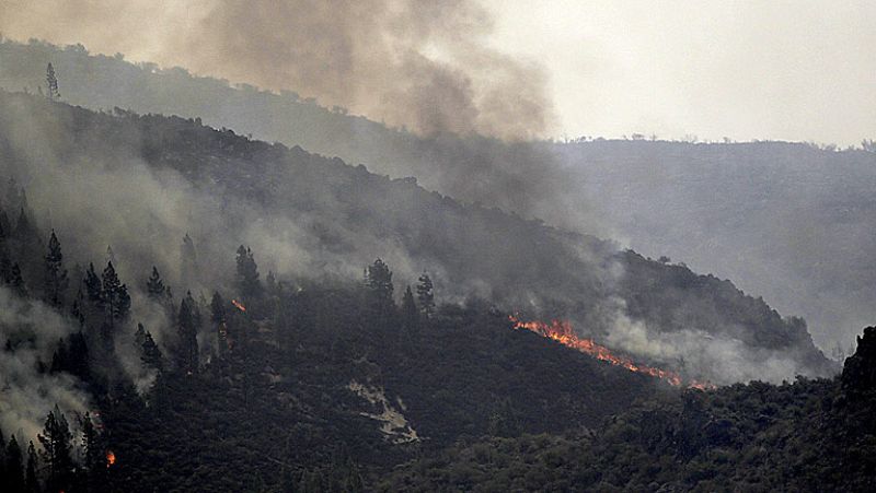 Sigue fuera de control uno los frentes del incendio de Tenerife, mientras que el otro ya ha sido estabilizado