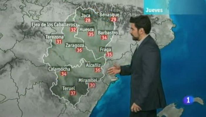 Noticias Aragón - El tiempo en Aragón - 19/07/12
