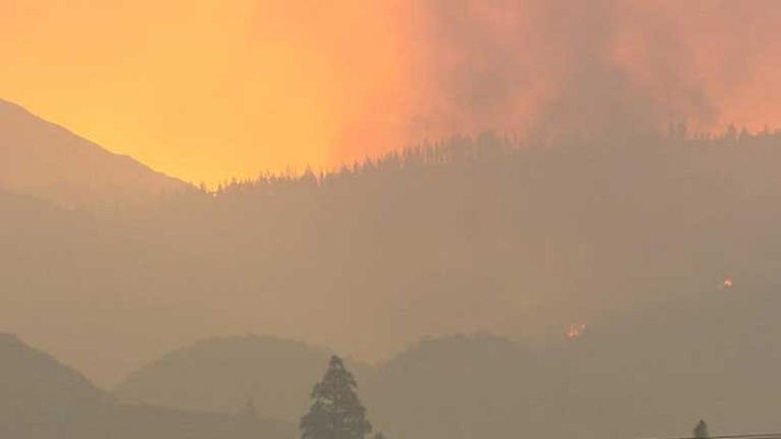 Telediario 1 - Incendio estabilizado en Tenerife