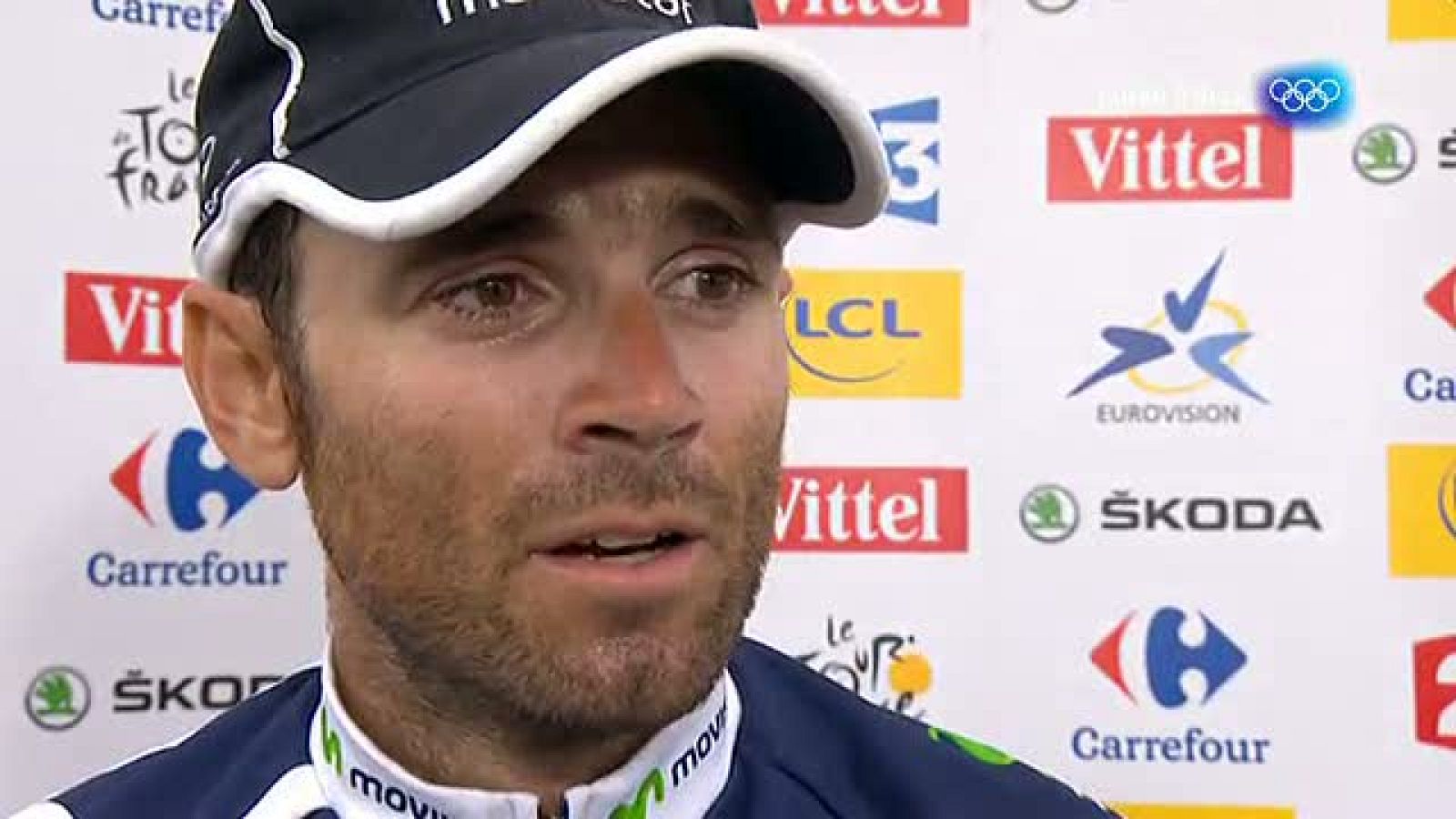 El español Alejandro Valverde, ganador hoy de la etapa del Tour de Francia, aseguró que el triunfo logrado en Peyragudes la esperaba desde hace dos años, los que ha pasado sancionado por dopaje.   "Llevo mucho tiempo esperando esta victoria. El una v
