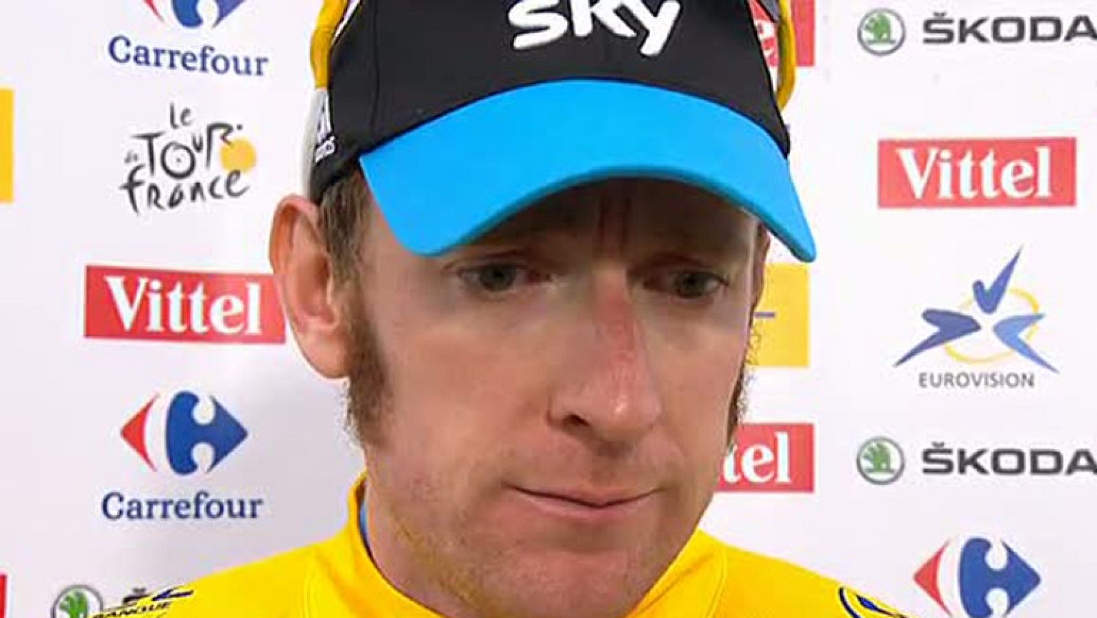 El líder del Tour de Francia, Bradley Wiggins, ha explicado que ha ido paso a paso y que sabía que no iba a ser facil pero que ha conseguido el resultado que quería llegando a líder después de la última etapa de montaña. Por otro lado explicaba que,