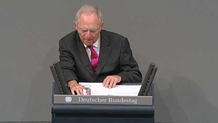 Telediario 1 - Rescate financiero a España