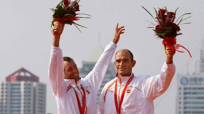 Telediario 1 - Iker Martínez y Xabi Fernández, los regatistas más laureados de la historia