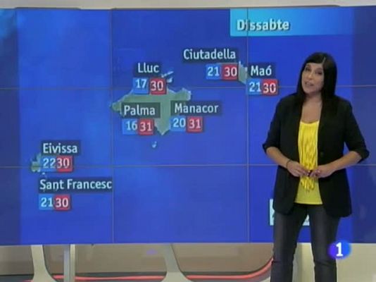 Informatiu Balear - El temps a les Illes Balears - 20/07/12
