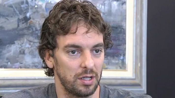 Telediario 1 - Gasol sustituirá a Nadal como abanderado español