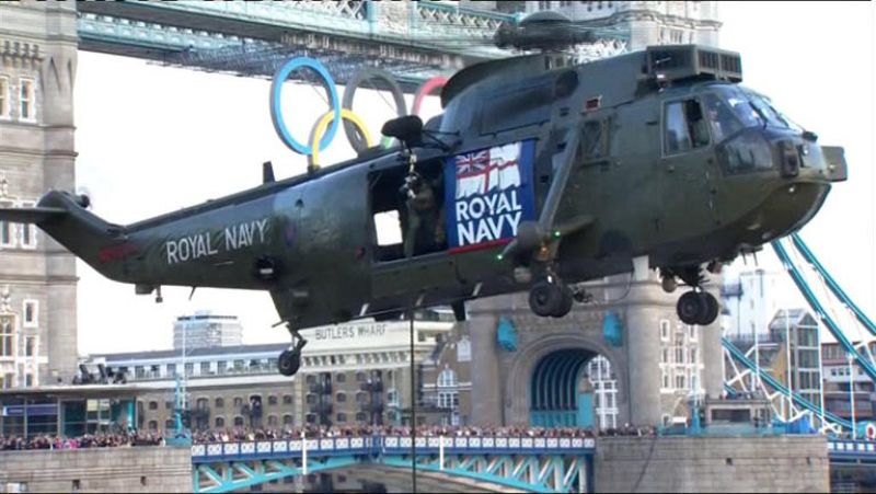 La antorcha olímpica ya duerme en la Torre de Londres