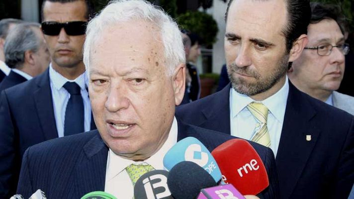 Telediario 1 - Margallo critica al BCE