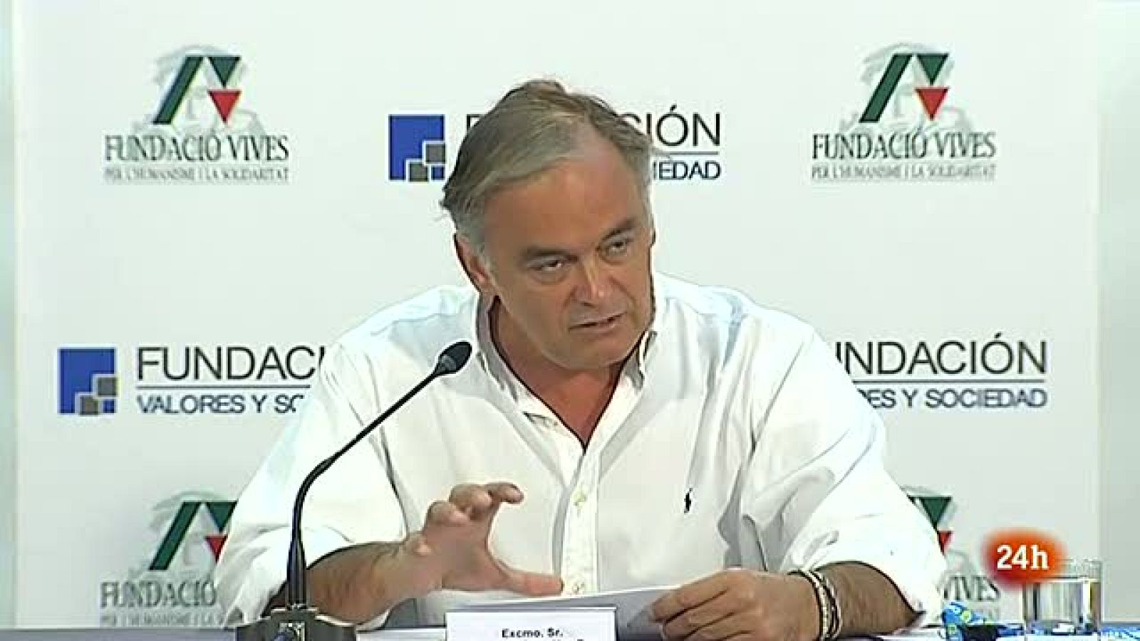 Pons: "En manos del BCE está cortar el juego de los especuladores" - Informativo 24h | Ver