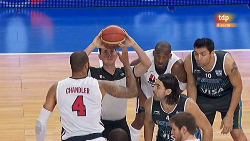 Baloncesto - Gira Preolímpica de la Selección española: EEUU - Argentina - ver ahora