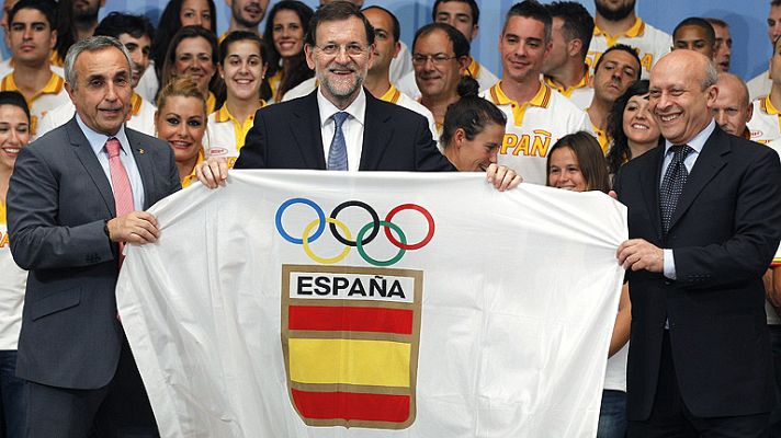 Informativo 24h - Rajoy recibe en La Moncloa al equipo olímpico español