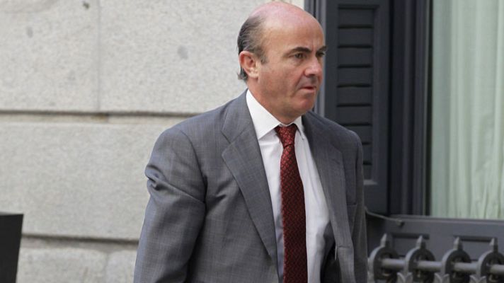 Telediario 1 - De Guindos se reúne con Moscovici en París