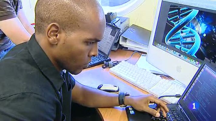 Telediario 1 - La fundación La Caixa busca talento