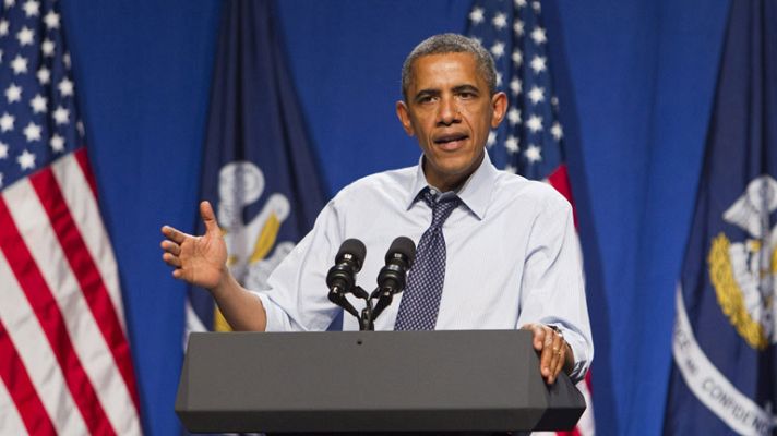 Telediario 1 - Obama pide "sentido común" para reducir la violencia causada por las armas de fuego