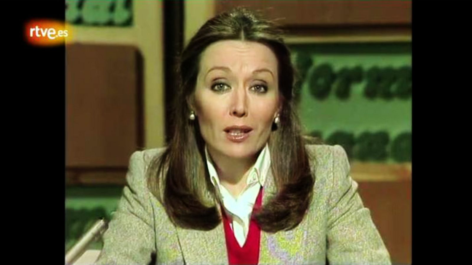 Rosa María Mateo presentadora de Informe Semanal desde 1976 hasta 1980