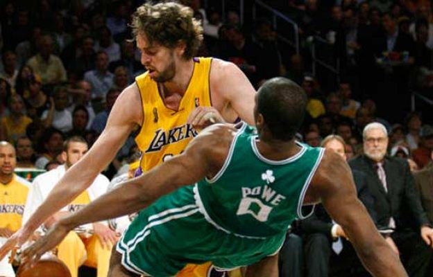 Baloncesto en RTVE - Lakers 91 - 97 Celtics.
