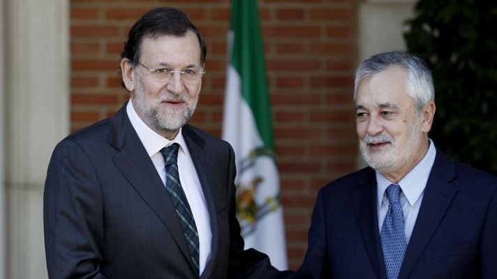 Telediario 1 - Rajoy reunido con Griñán