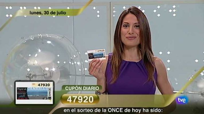 Sorteos ONCE - Sorteo ONCE - 30/07/12