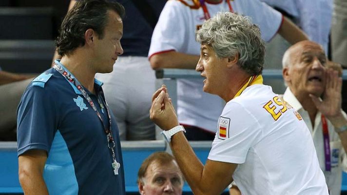 Telediario 1 - España pierde contra Croacia en waterpolo con polémica