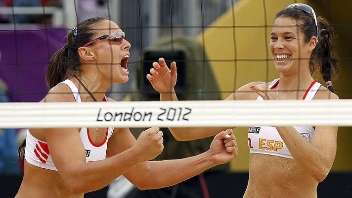 Telediario 1 - Liliana y Elsa se encaminan hacia los octavos de final en la arena de Londres