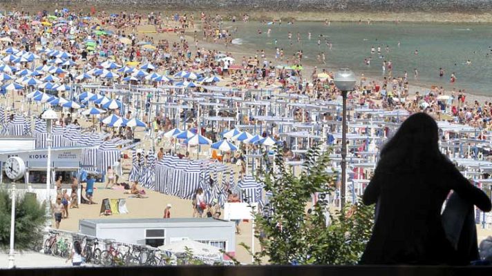 Telediario 1 - Situación del sector turístico