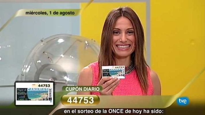Sorteos ONCE - Sorteo ONCE - 01/08/12
