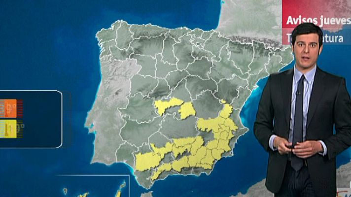 El tiempo - Temperaturas altas en el sureste