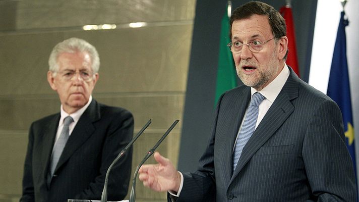 Informativo 24h - Monti y Rajoy comparecen