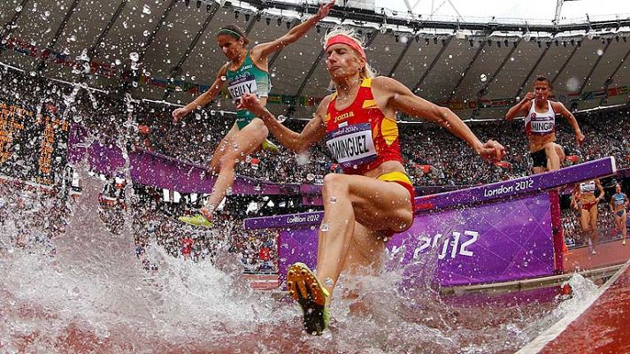 Telediario 1 - Segunda jornada de atletismo