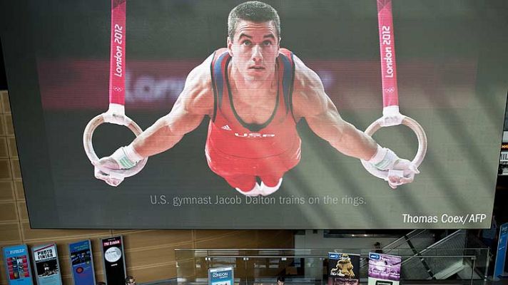 Telediario 1 - Así trabaja la televisión olímpica