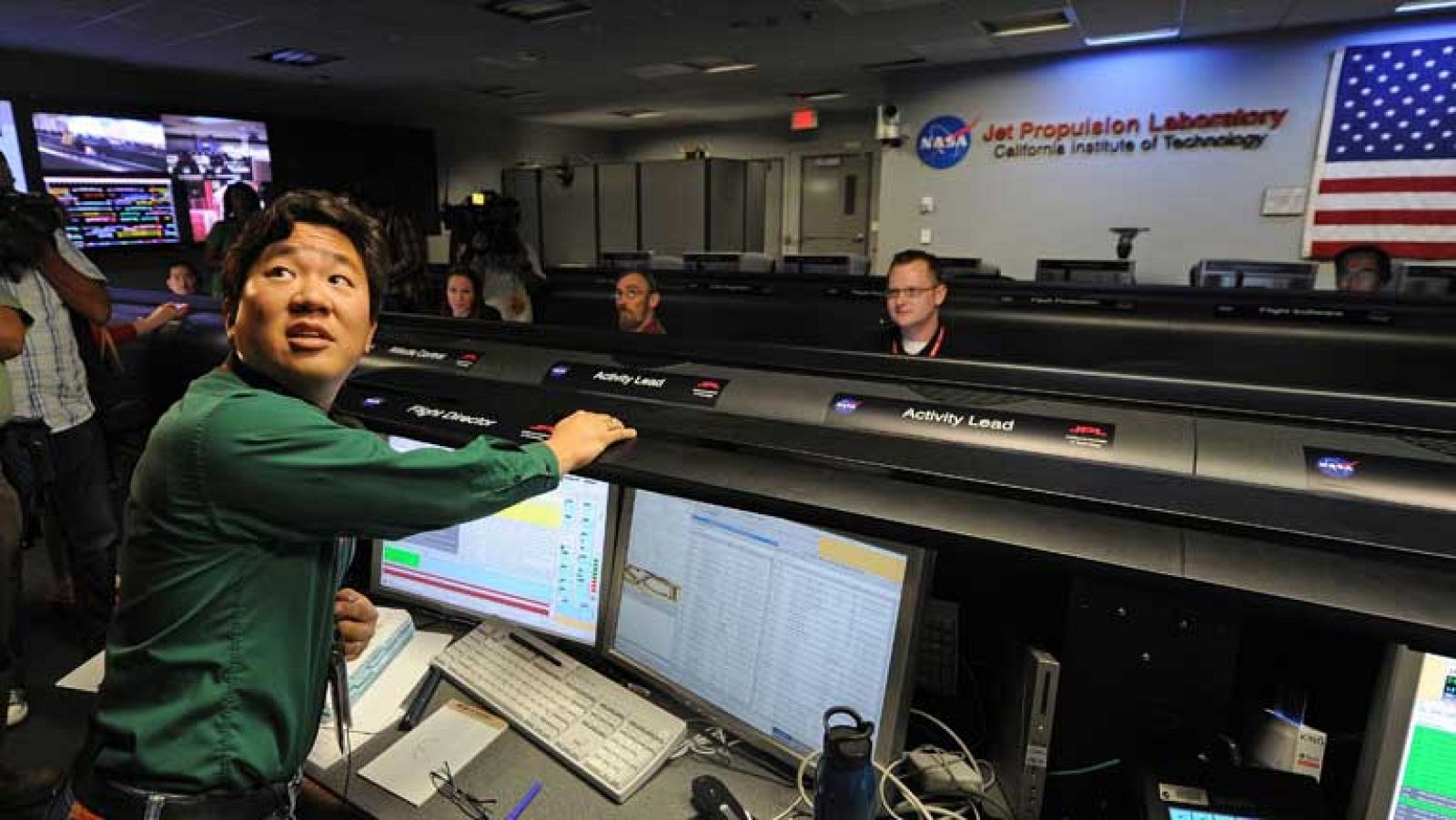 El Curiosity proximo al aterrizaje en la superficie de Marte