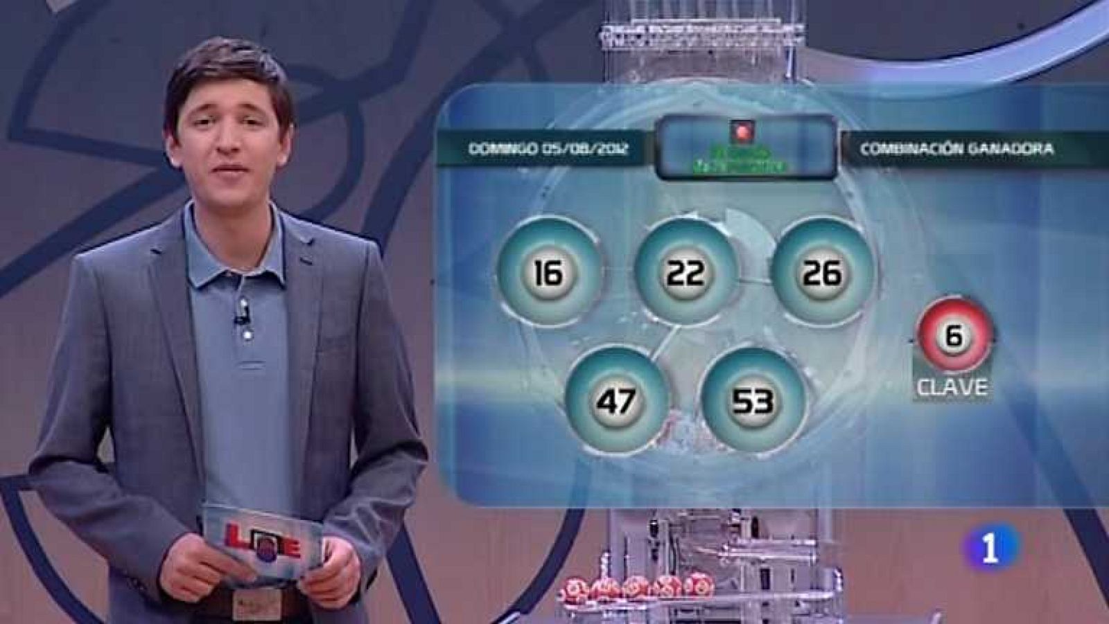 Gordo de la Primitiva - 05/08/12 - ver ahora