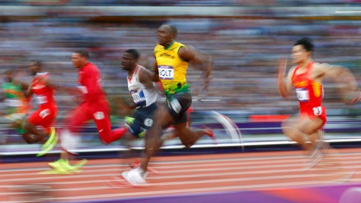Telediario 1 - Las ocho 'balas' de los 100 metros lisos