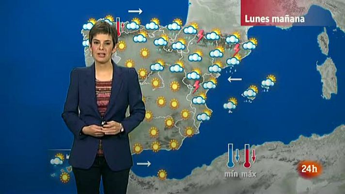 El tiempo - Chubascos en Cataluña y Pirineo