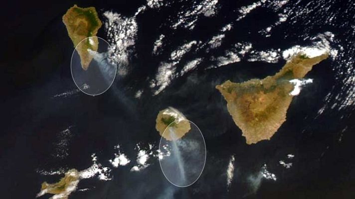 Telediario 1 - La bruma ayuda al incendio