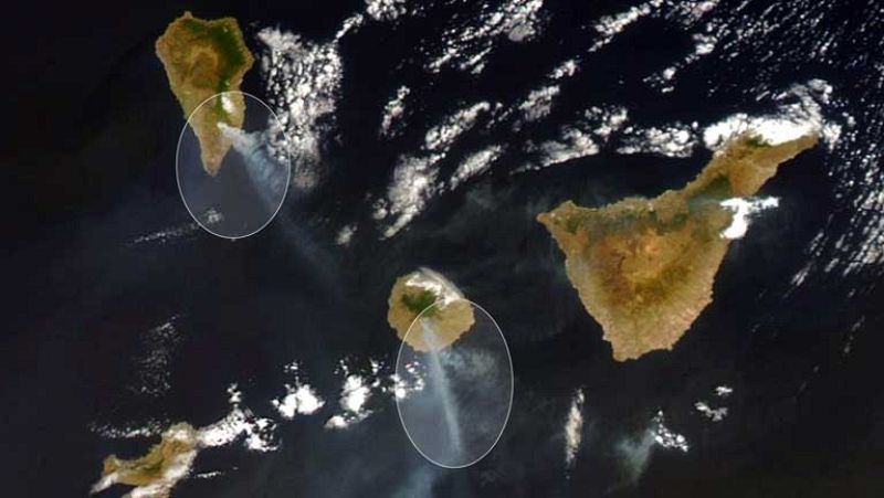 Sigue activo el incendio de la Gomera y afecta ya a 3.100 hectáreas